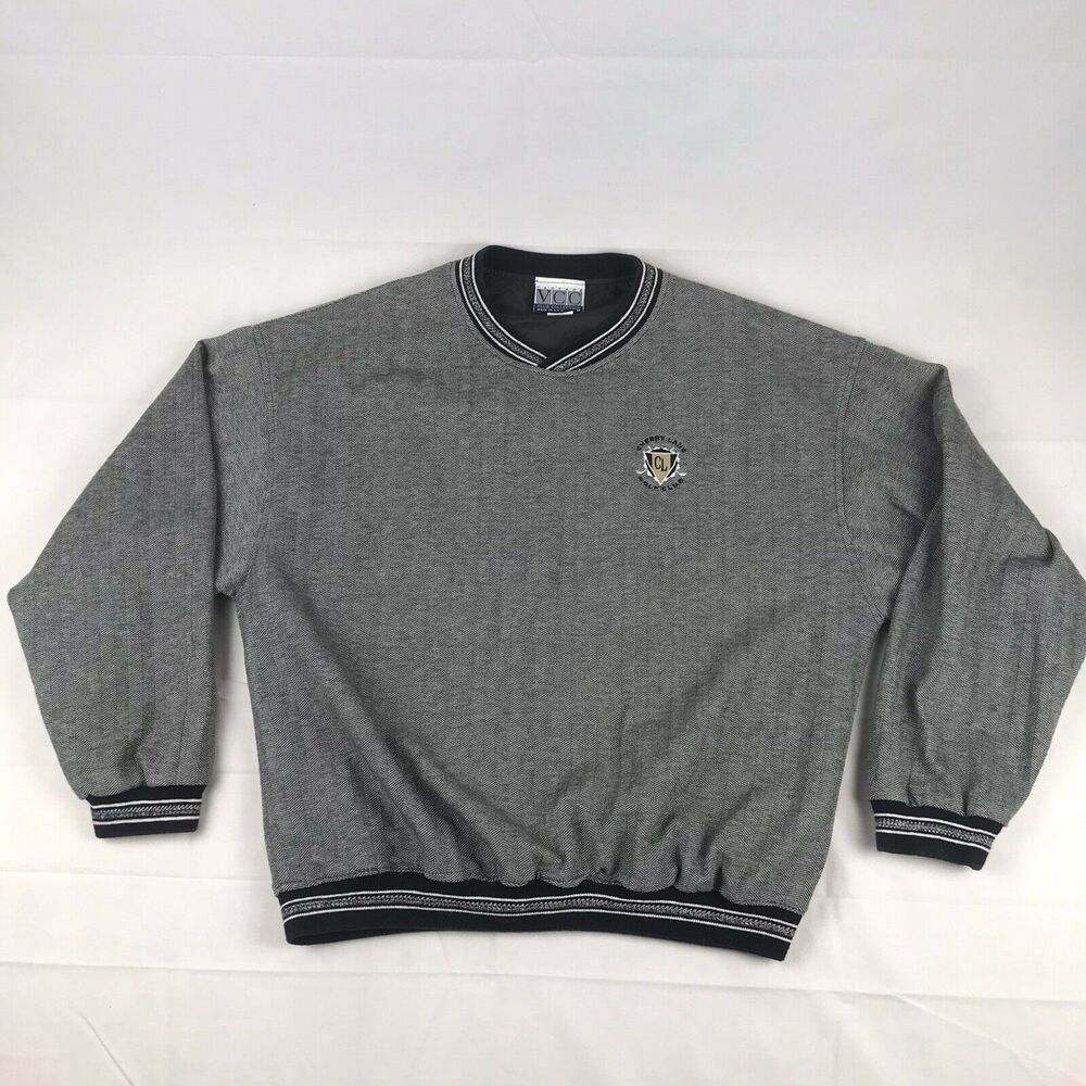 vintage Vantage Club Collection golf pullover usa cherry creek golf club‎ Med